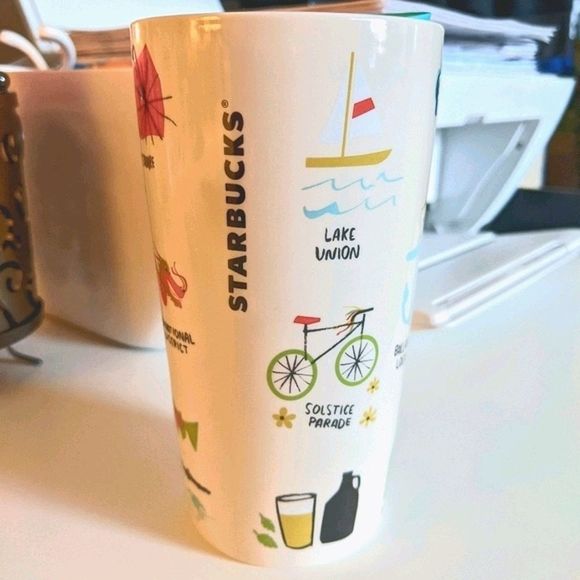 N.W.T's Seattle Starbucks Coffee Tumbler. - Picture 2 of 8